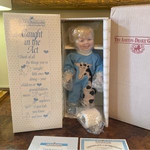 “LITTLE STEVIE” CAUGHT IN THE ACT CATCH ME IF YOU CAN PORCELAIN DOLL